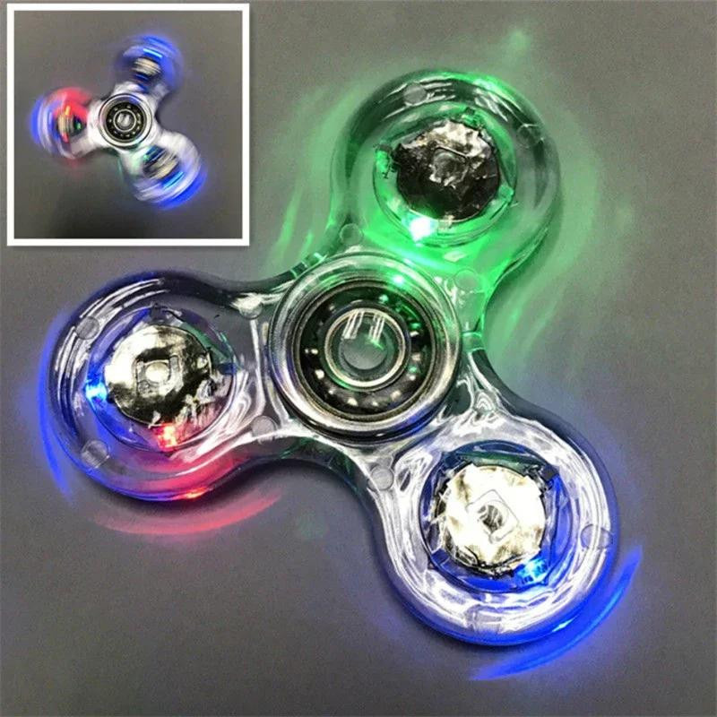 Yiran bag Leuchtende LED-Leuchte Fidget Spinner Handkreisel - Bild 4