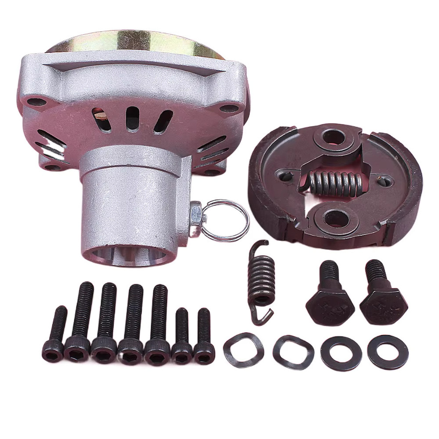Ersatzteil-Set für Honda GX50 4-Takt Rasenmäher Motor mit Kupplung, Trommel-Abdeckung, Bolzen und Unterlegscheiben in Silber - Bild 3