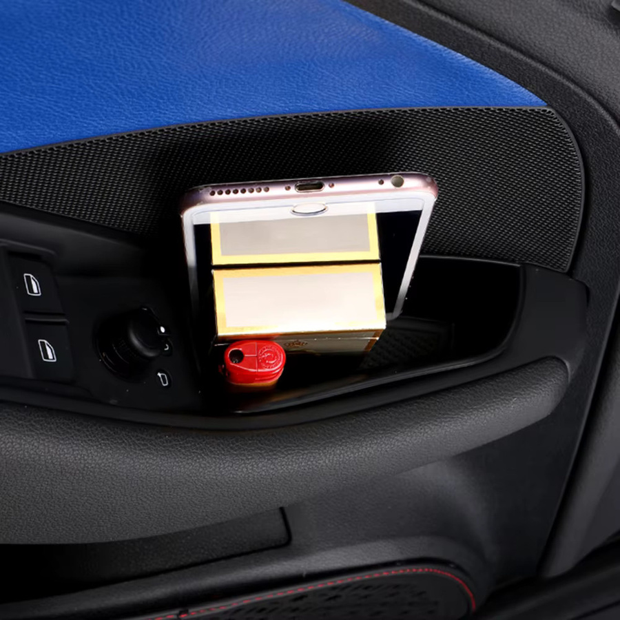 2er-Set Türpanel Ablage und Telefonhalter für Audi A4 B8 B9 A5 8T 4K (2008-2025) Coupe in Schwarz - Bild 4