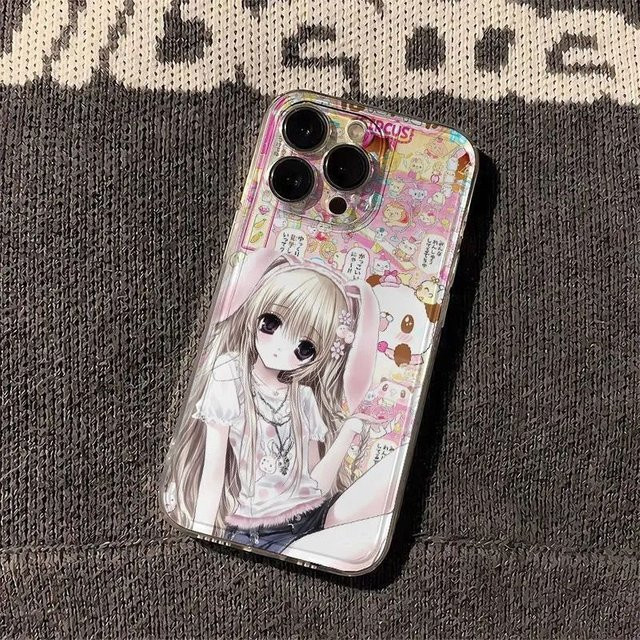 Kawaii Hasenohren Handyhülle für Samsung Galaxy S26 S25 S24 S23 S22 S21 S20 FE Note20 Note10 Plus Ultra Lite Edge 5G aus transparentem TPU - Bild 1
