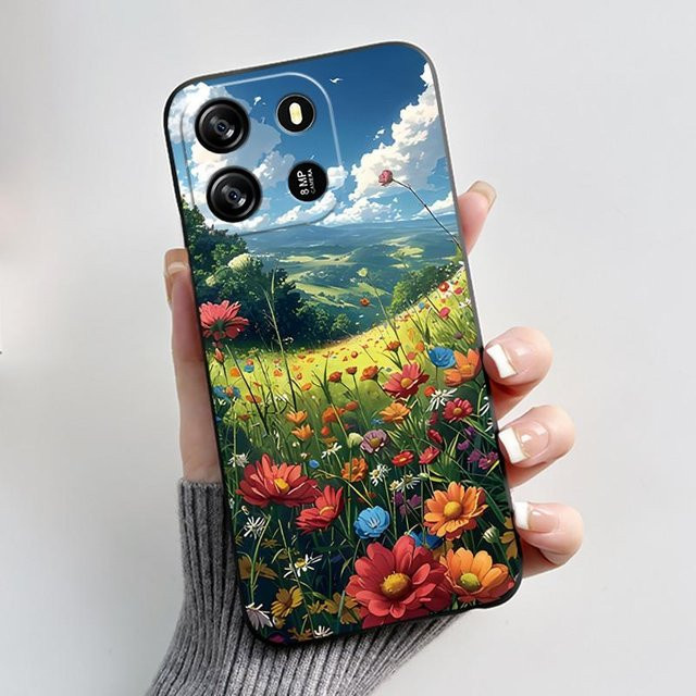 Blackview Wave 6C Handyhülle aus weichem Silikon in Grau - Bild 1