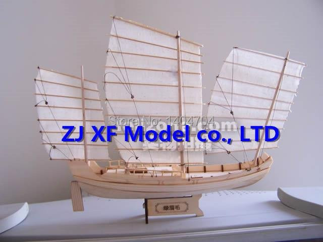 Binchi Antiker Chinesischer Segler, Schiffsmodellbausatz, Skala 1:148 - Bild 1