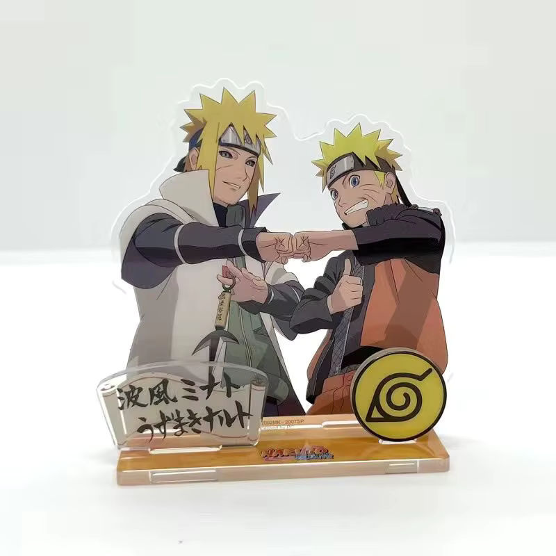 Bandai Naruto Anime Acryl-Ständer Set mit Charakterkarten in Multicolor - Bild 3
