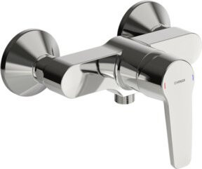 Hansa Brause-Einhebelmischer HANSAPOLO AP für die Dusche, chrom, silber - Bild 1