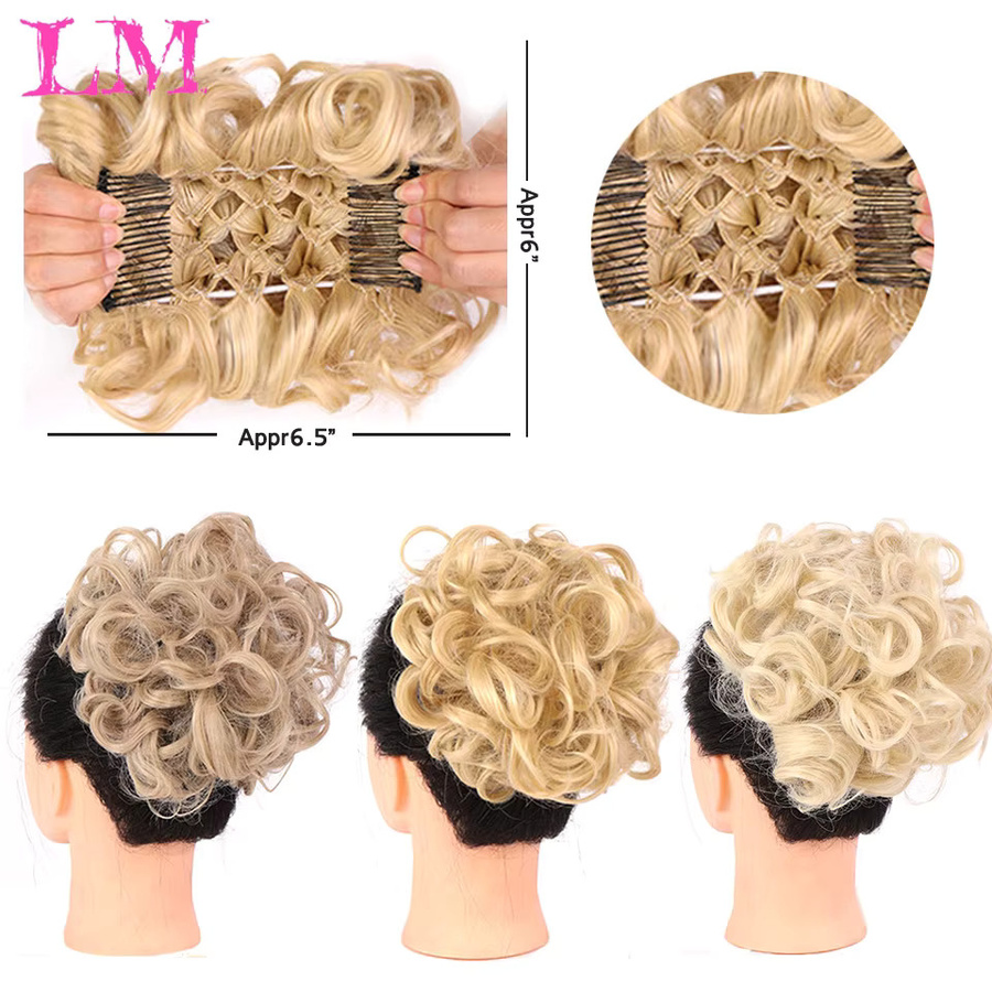 LM S-noilite Haarteil Extension, Lockiges Haar, Damen - Bild 3