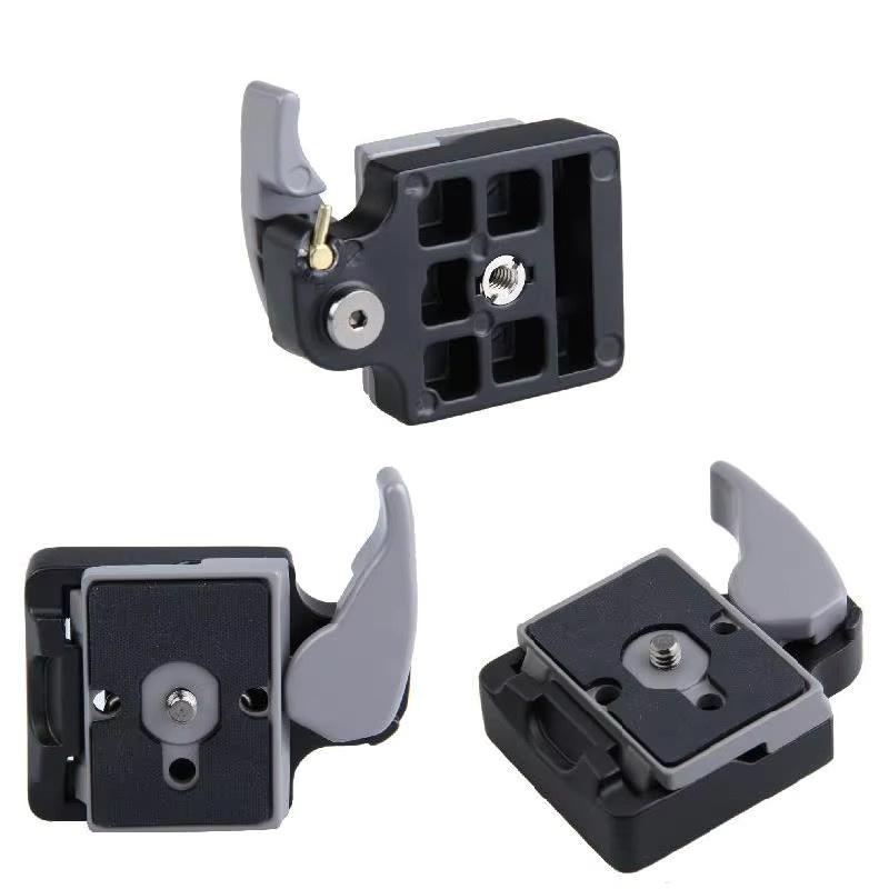 Manfrotto 323 Schnellwechseladapter in Schwarz mit kompatibler 200PL-14 Platte - Bild 5