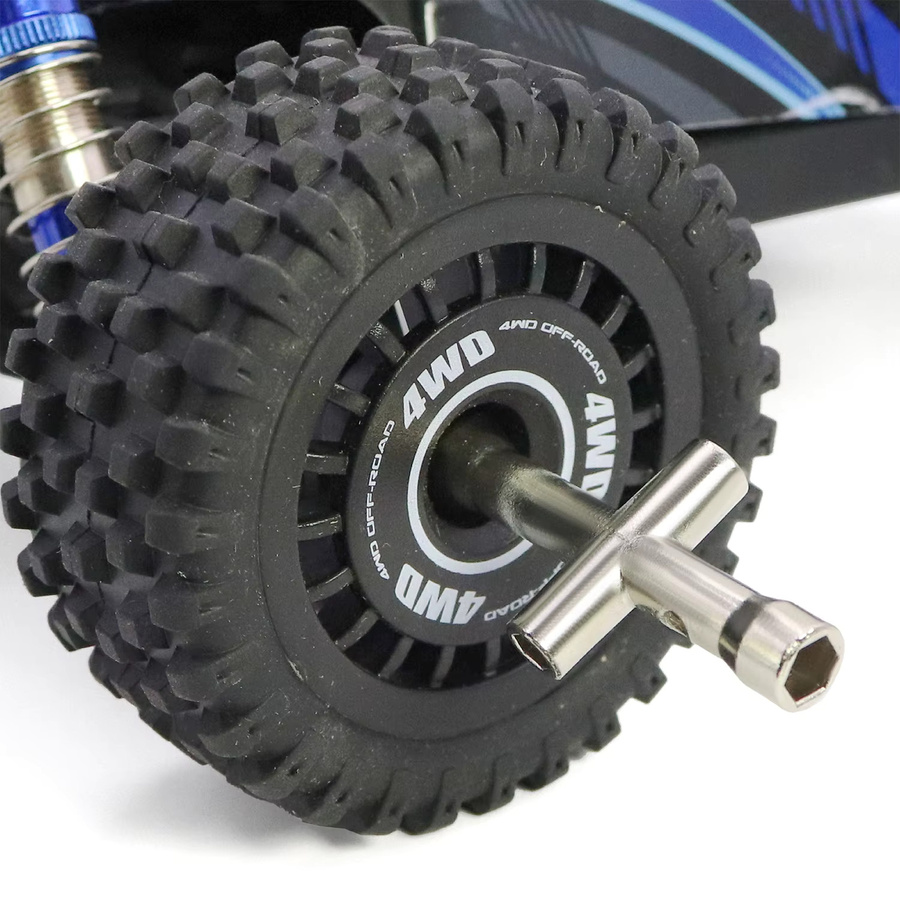 WWXRC 4-in-1 Multi-Größen RC Kreuzschlüssel-Werkzeugset, Zubehör, Metall - Bild 2
