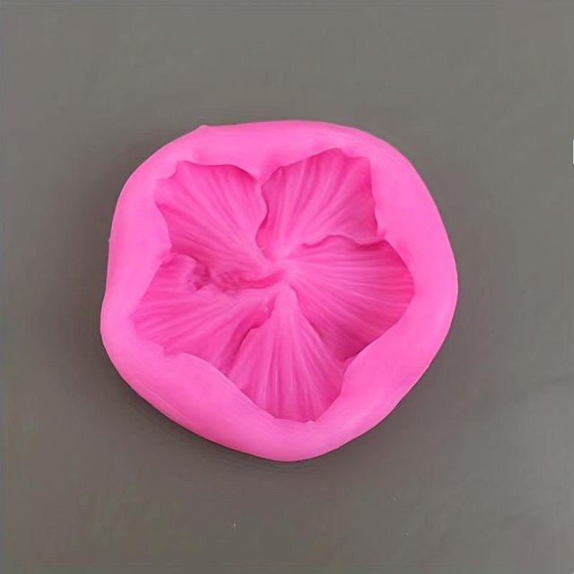 xianyi01 3D Silikon Schokoladenform Blume in Rosa zum Backen und Dekorieren - Bild 1