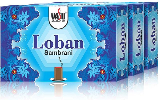 Cycle Pure Vasu Loban Sambrani Dhoop-Becher mit Brennerplatte für Pooja und Feste - Bild 1