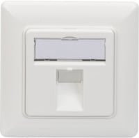 Digitus Keystone-Halterung 1-fach Leerdose für RJ-45 Module in Weiß - Bild 1