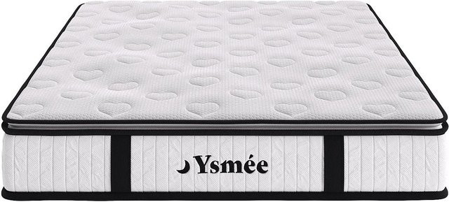 YSMÉE Taschenfederkern Matratze American Dream Weiß B: 140 cm, L: 190 cm, Härtegrad H3 - Bild 1