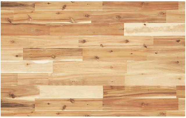 vidaXL Tischplatte rechteckig aus Massivholz Akazie in Braun, B/T/H: 120 x 50 x 4 cm - Bild 1