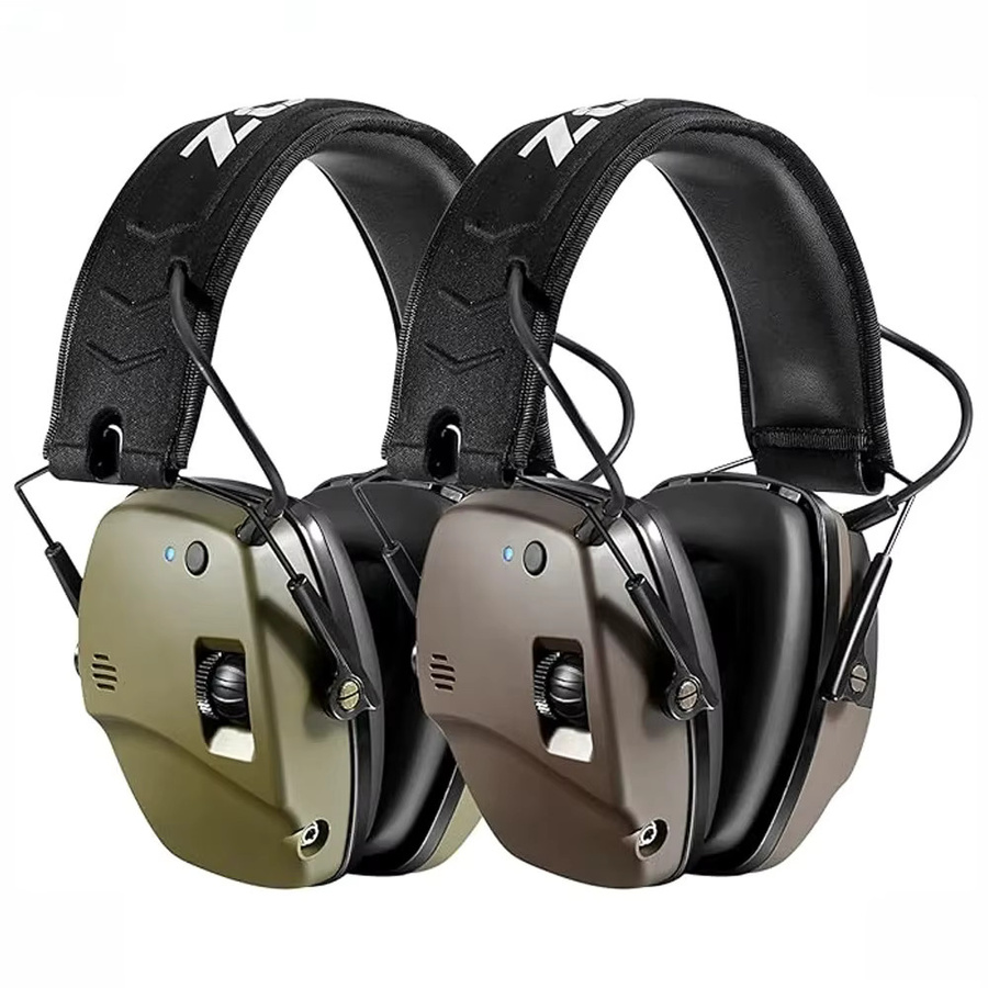ZOHAN Bluetooth Anti-Lärm-Ohrenschützer in Grün, kabelloser Over-Ear Gehörschutz für Jagd und taktische Einsätze - Bild 6
