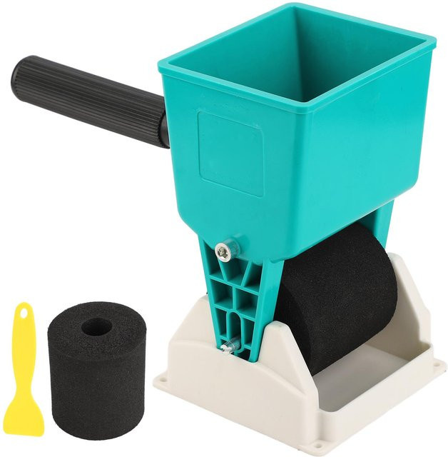 Meterk Kleber Roller Flow Control mit rutschfestem Griff in Blau/Türkis - Bild 1