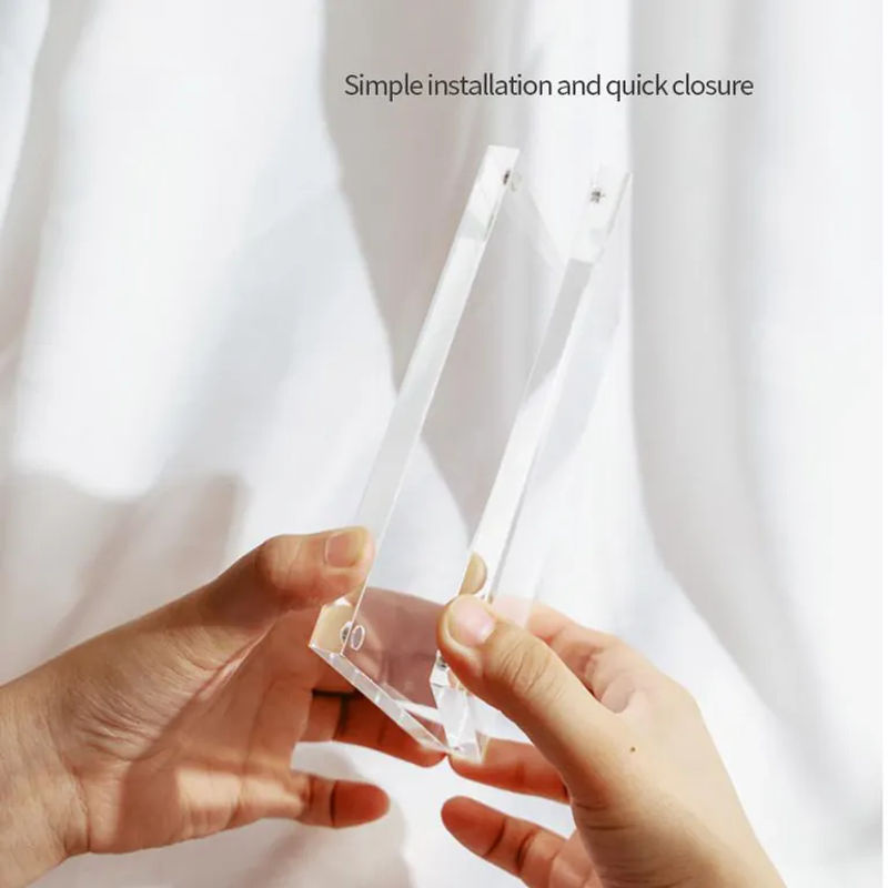 Transparente Acryl Fotolijst mit Magnetverschluss von Binchi Lighting Appliances, Rechteckiger Tischaufsteller für Kpop Fotokarten und Poster - Bild 2