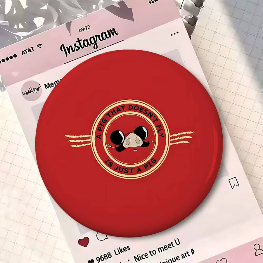 P-Porco R-Rosso Cartoon Abzeichen Button Pins Brosche, Kinder - Bild 4