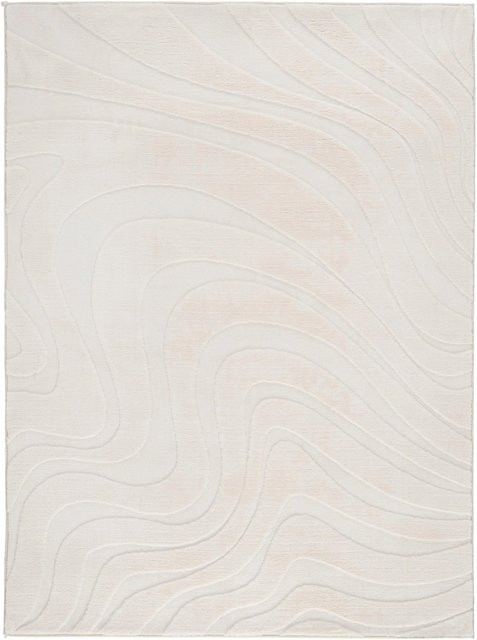 Mömax Kunstfell New Wave 2 Teppich in Beige, B: 120 cm, T: 170 cm - Bild 1