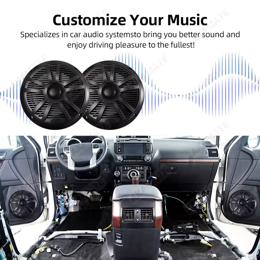 Marine Sound System 6,5-Zoll-Hornlautsprecher in Weiß mit 75 mm Magnet für RV, ATV, UTV und RZR, 240 W Leistung - Bild 2