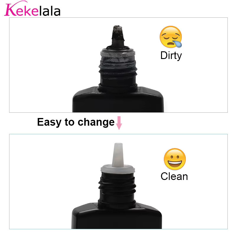 Kekelala Wimpernkleber Ersatzkappen, 10 Stück, Unisex - Bild 2