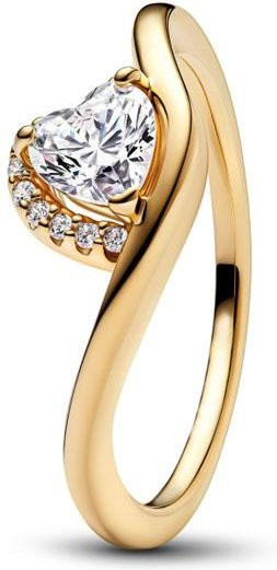 Ring 925 Silber, Herz, Schmetterling, Blume, Zirkonia, Damen - Bild 1