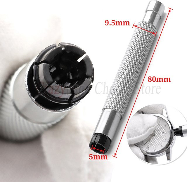 Uhrenkronen-Wickelwerkzeug aus Legierung, 3 mm bis 7 mm, manuell - Bild 1