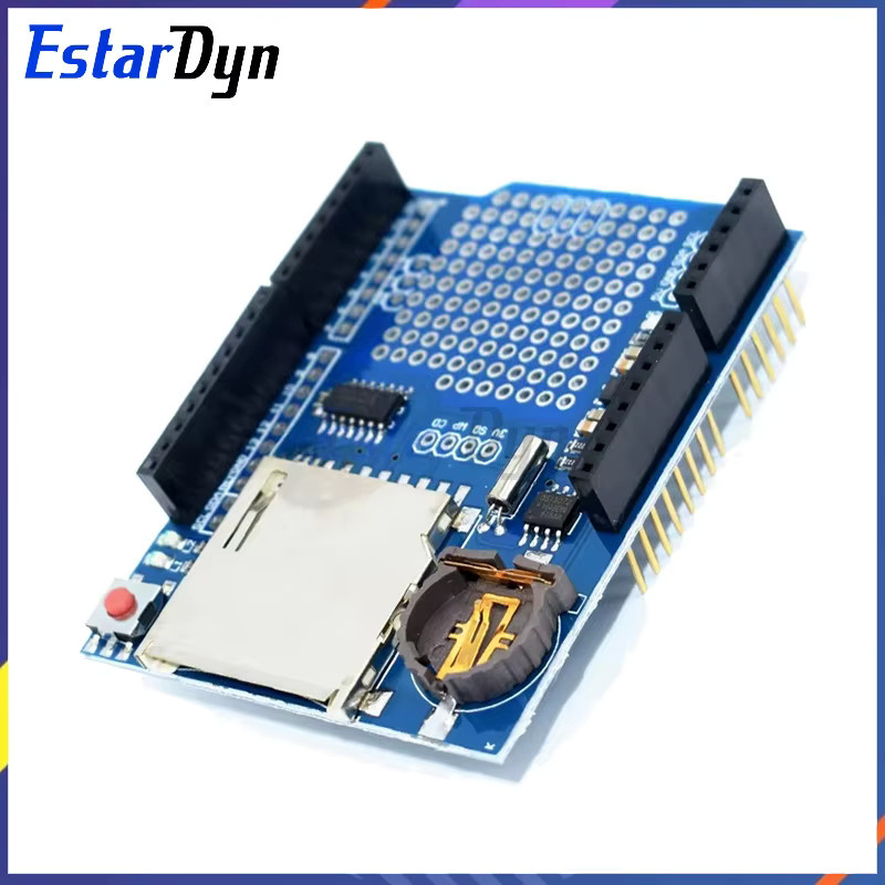 Estardyn SD-Karten-Datenlogger-Shield Echtzeit-Logmodul in Blau für UNO R3 und MEGA DIY-Projekte - Bild 2