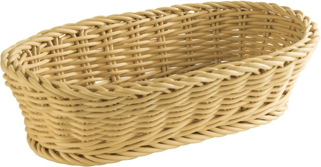 APS Korb PROFI LINE aus Polypropylen in Natur, oval, B/H/T: 28 x 16 x 8 cm - Bild 1