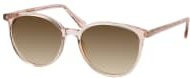 L.G.R KEREN LARGE 71 Sonnenbrille, Rund, Vollrand, Kunststoff, Damen, Pink, Brown, Transparent - Bild 1