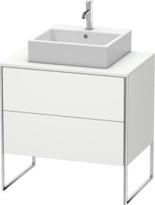 Duravit Waschtischunterschrank XSquare in Weiß mit 2 Auszügen, B/T: 80 x 54,8 cm - Bild 1