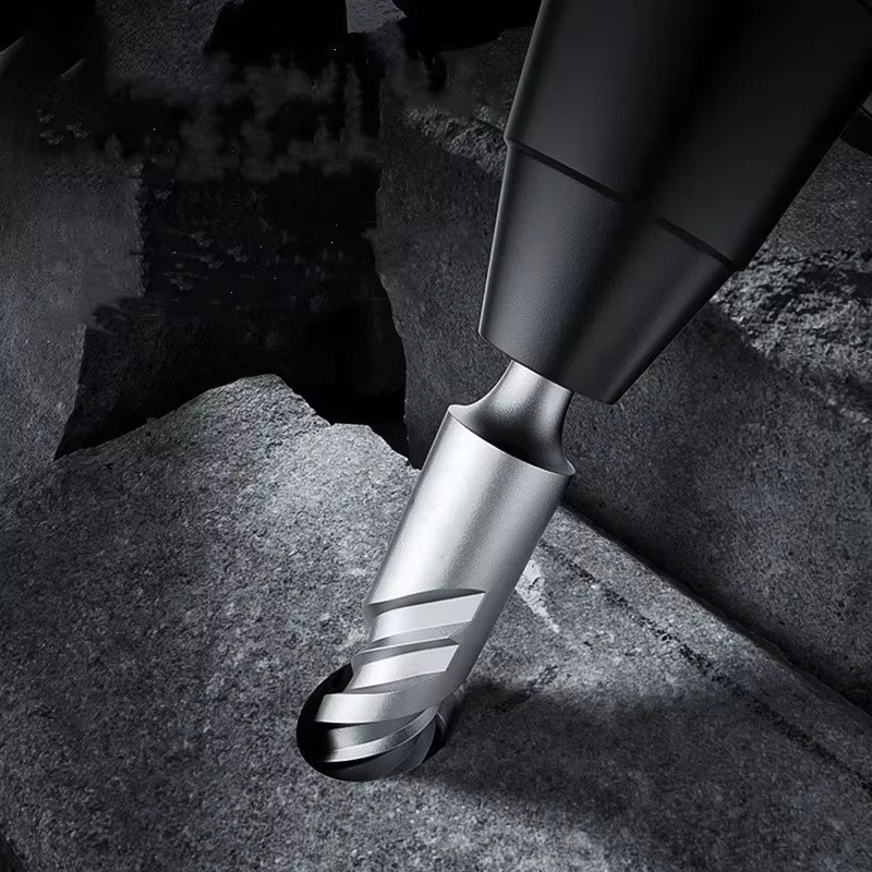 JUSTINLAU Elektrischer Hammerbohrer SDS Plus mit Kreuztyp aus Wolframstahllegierung für Mauerwerk, Beton und Stein, Farbe: Silber, Durchmesser: 11 mm - Bild 4