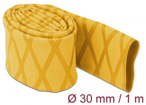 Delock 19599 Schrumpfschlauch Gelb 30mm Schrumpfrate 2:1 - Bild 1