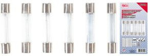 BGS Glassicherungen-Sortiment 14125, 120-teilig, transparent - Bild 1