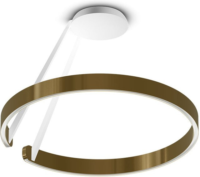 Occhio Mito aura alta 60 LED-Deckenleuchte in Weiß matt mit Bronze-Kopf, dimmbar, CCT Tunable White (2700K - 4000K) - Bild 1