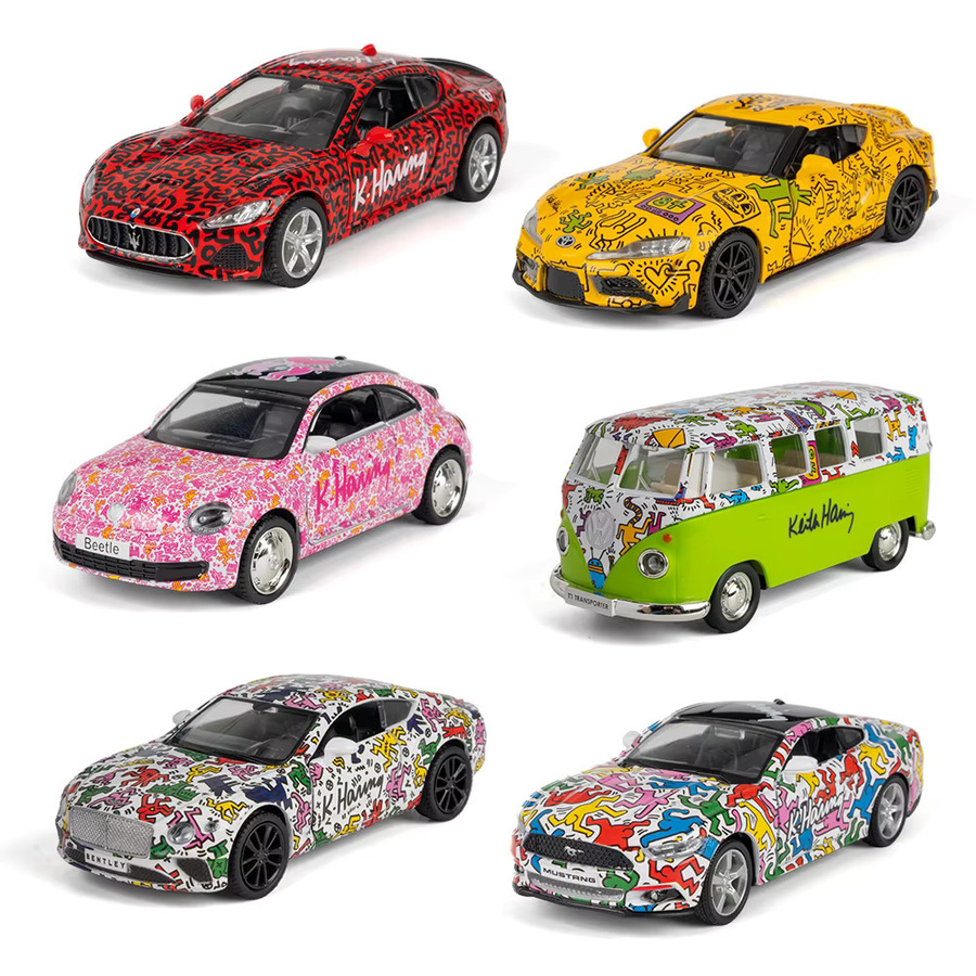 MAKEDA Continental GT Beetle T1 SUPRA GT Mustang, Fahrzeugmodelle, Maßstab 1:36, Metall, Kunststoff, Gummi - Bild 2
