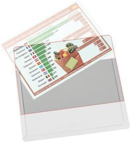 Eichner PVC-Zuschnitt transparent antireflex Format A6 Stärke 0,40 mm - Bild 1