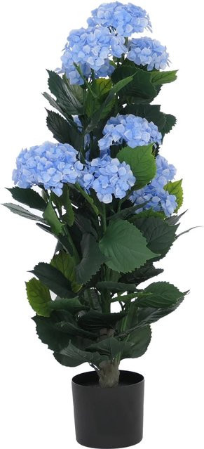 Künstliche Hortensie MCW Q86 in Blau, Dekopflanze aus Polyethylen, H x B x T: 90 x 50 x 50 cm - Bild 2