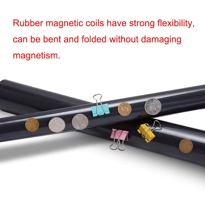 Magnetische Gummi Aufkleber in Schwarz als weiche Magnet Patches für Werbung und Display - Bild 4