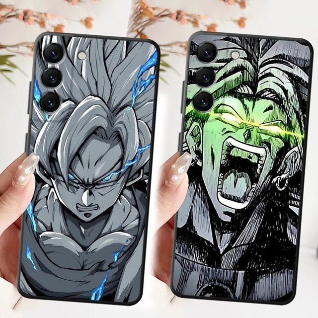 Samsung Galaxy Handyhülle Anime D-Dragon Soft Phone Cover in Schwarz - Bild 1