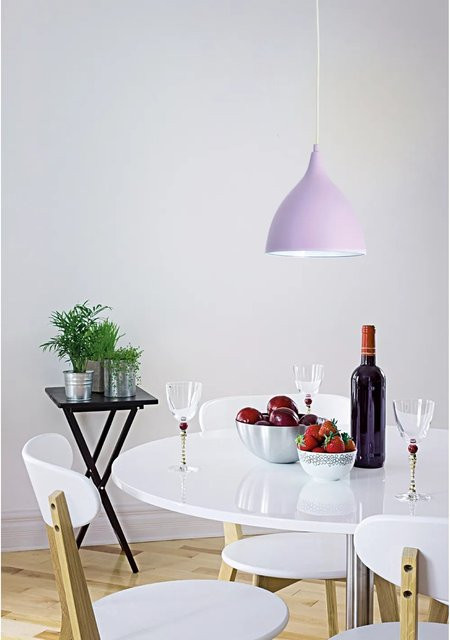Näve Pendelleuchte Fancy E27 aus Metall in Lila und Blau, B/T/H: 40 x 22 x 110 cm - Bild 1