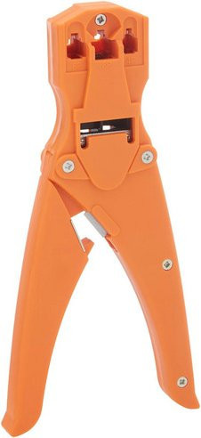 Schwaiger Crimpzange für Westernstecker in Orange aus Kunststoff, Länge: 21 cm - Bild 1