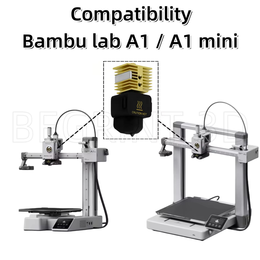 Bambu Lab Fast Speed Hot End Kit für A1 und A1 Mini mit austauschbaren Düsen aus gehärtetem Stahl - Bild 2