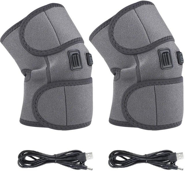 Binchi Health Technology Intelligentes elektrisches Kniepolster-Massagegerät mit Wärme und Vibration in Grau - Bild 1