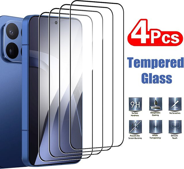 4 Stück Displayschutzfolie aus gehärtetem Glas für Xiaomi 17T 17 Ultra 15T Pro 14T 13T 12T 11T transparent - Bild 1