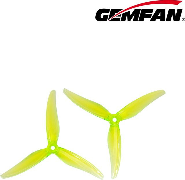 Gemfan Fury-5131.0 Propeller, 4er-Set, 5 Zoll, 3-Blatt, CW CCW - Bild 1