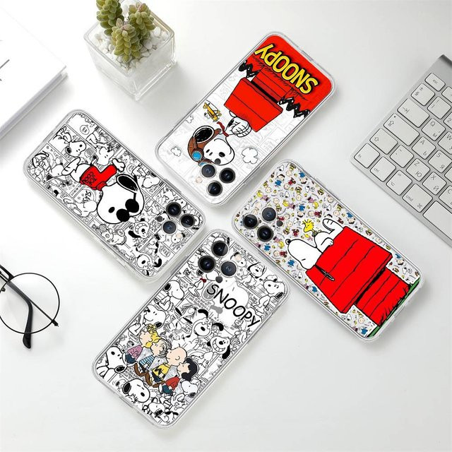 Snoopy Cartoon Handyhülle für Apple iPhone 11 bis iPhone 17 Pro Max in Multicolour - Bild 1