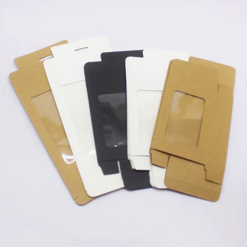 10er Set Geschenkboxen aus Kraftpapier mit Sichtfenster in Schwarz und Weiß für Dessous oder Zubehör - Bild 2