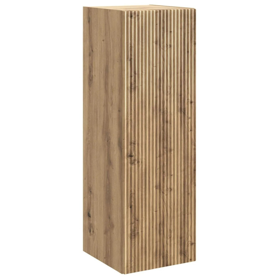 vidaXL Wandmontierter Badezimmerschrank Artisan-Eiche in Braun, Modernes Design mit Scharniertüren - Bild 2