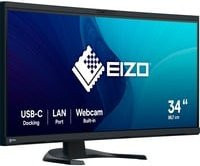 EIZO FlexScan EV3450XC-BK UltraWide LED-Monitor, 86,6 cm (34,1 Zoll), QHD 3440 x 1440 Pixel, IPS-Panel, Schwarz - Bild 1