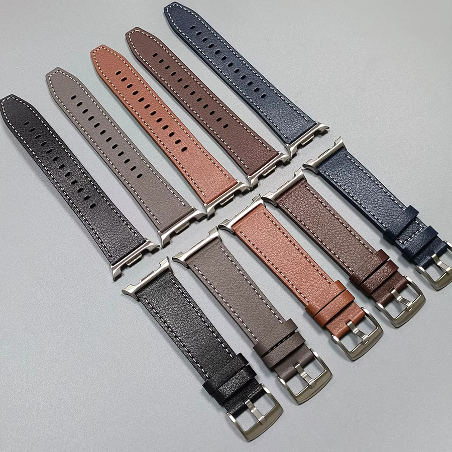 No Gaps Uhrenarmband Leder, Vintage, für Samsung Galaxy Watch - Bild 2