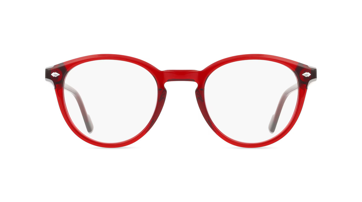 Sting VST505 Korrektionsbrille, Vollrand, Panto, Acetat, Unisex, Rot - Bild 1